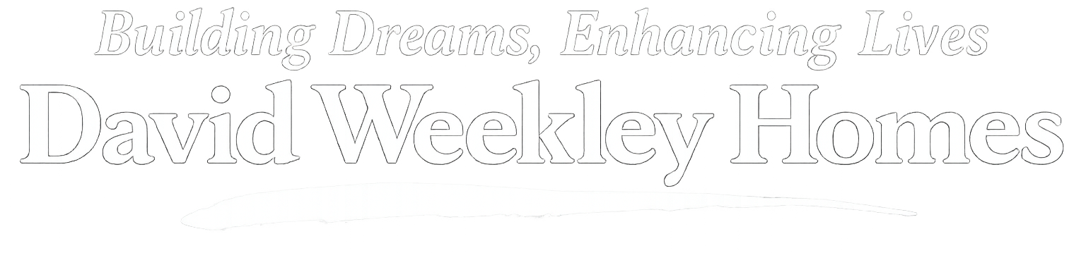David Weekley Homes logo in white