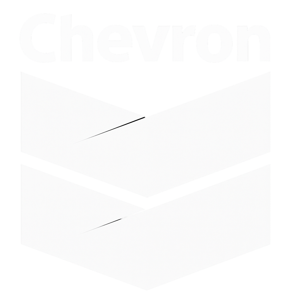 Chevron logo in white