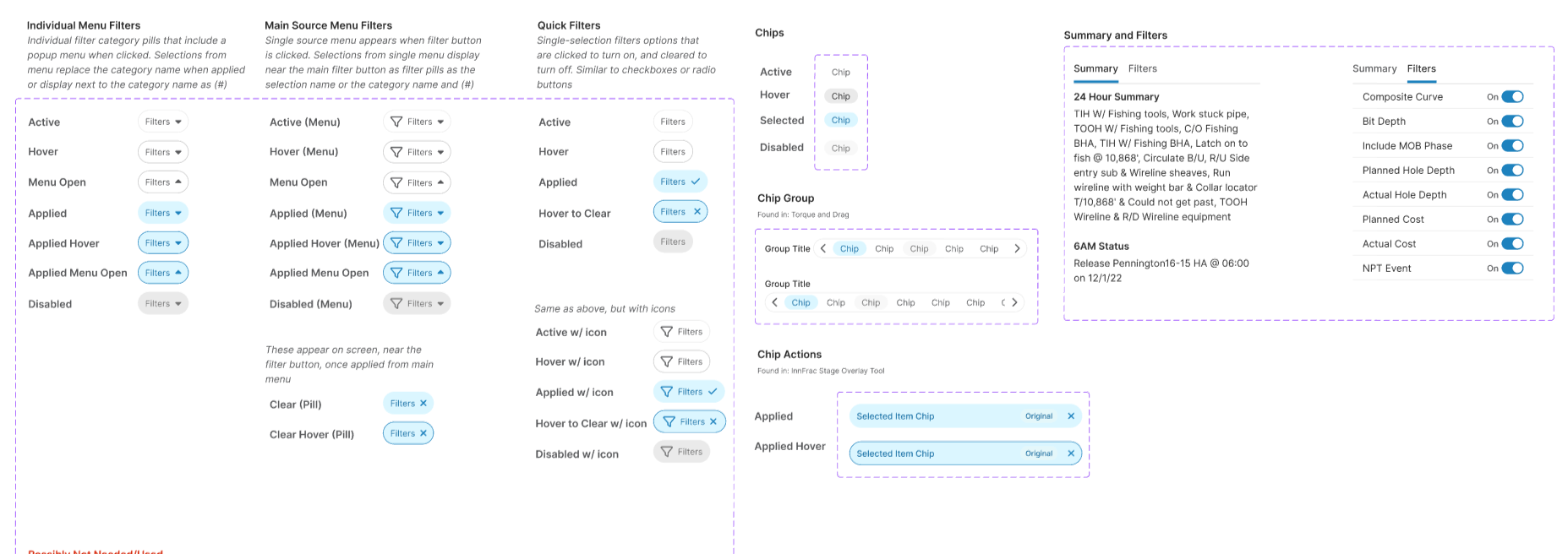 Section image of the design system