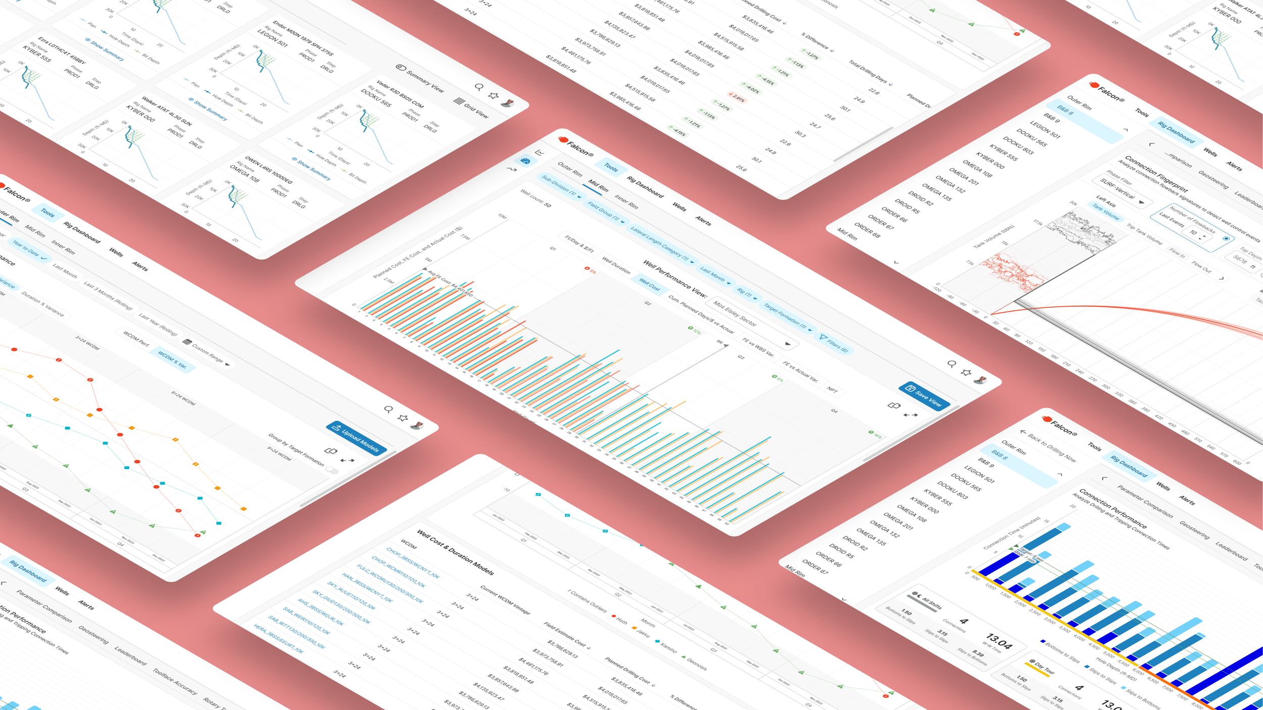 Header image of projects creens in isometric view